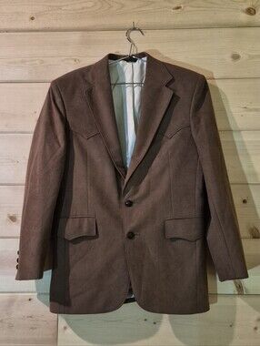 Vintage Men's Pagano West Blazer Western Size M 21x30 USA Made